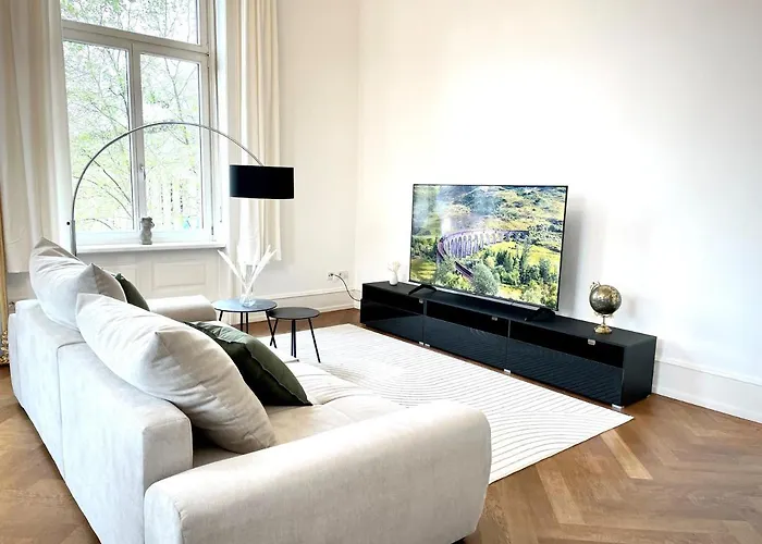Apartman Palais Passy~design Mit Ausblick Im Zentrum Wiesbaden